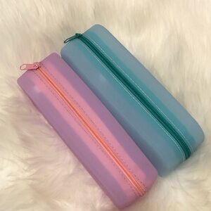 Pink and Blue Pencil Case Duo